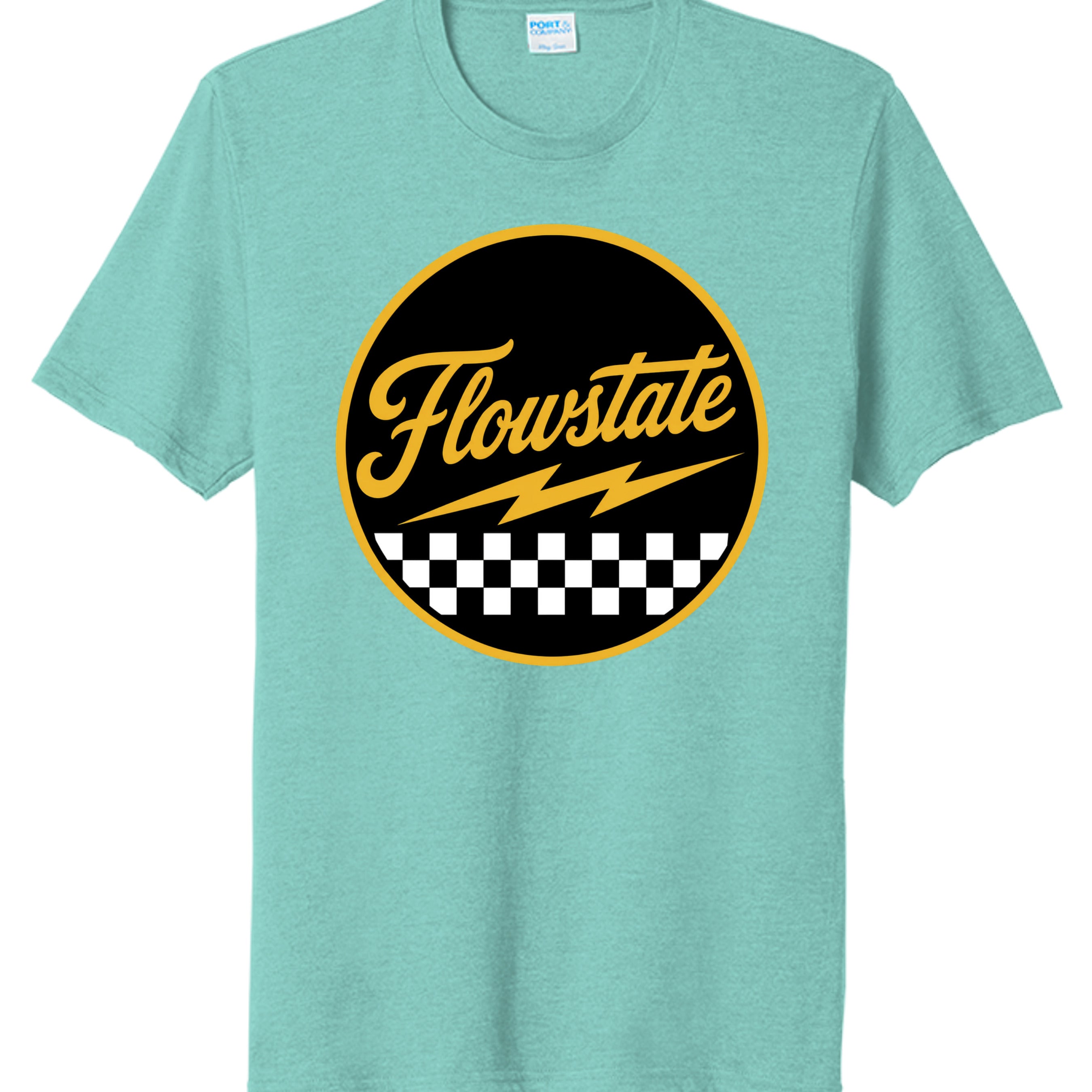 Vivid Teal Heather - PC330 - FRONT